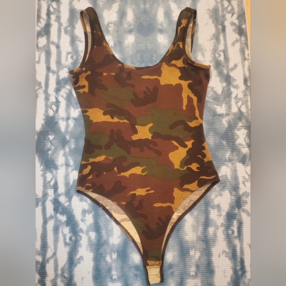 Bodysuit Brown Camo